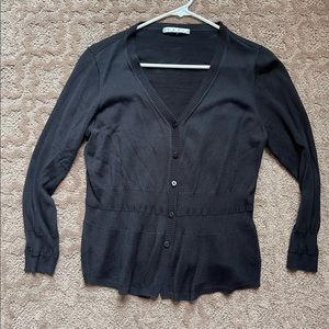 Cabi black cardigan in XL